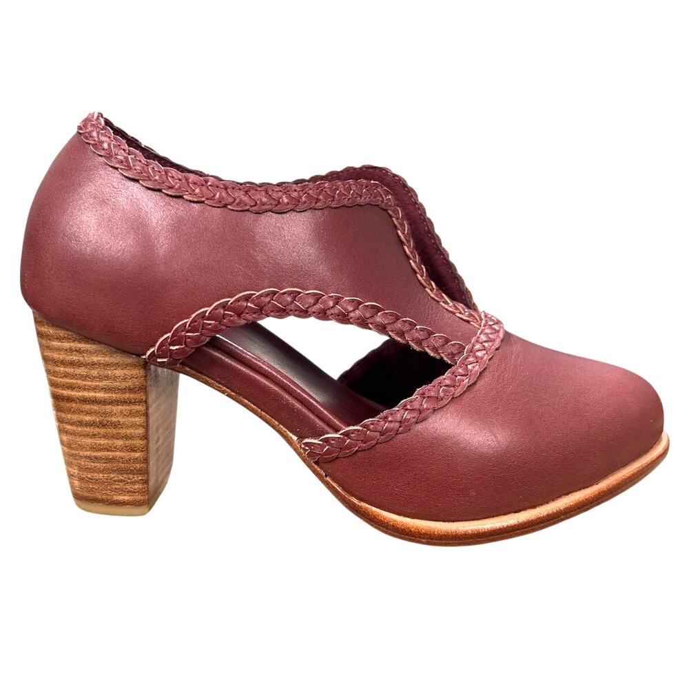 Bali Elf Women’s Spirit Walker Brown Leather Ankle Boots Size US 8.5